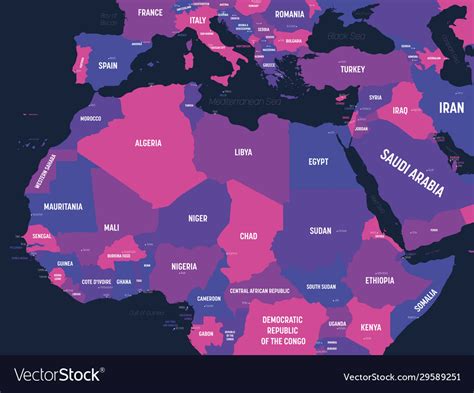 North Africa Map Countries