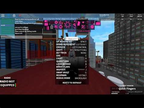 @broken want to see his channel. ROBLOX PARKOUR How to put Debug Mode On\Off - YouTube