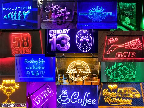Your Design Custom Illuminated Led Neon Sign Dope Neons