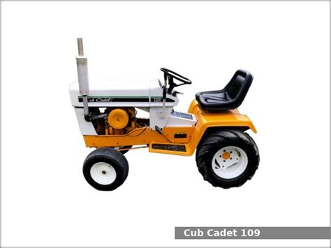 Cub Cadet 109 Garden Tractor Review And Specs Tractor Specs