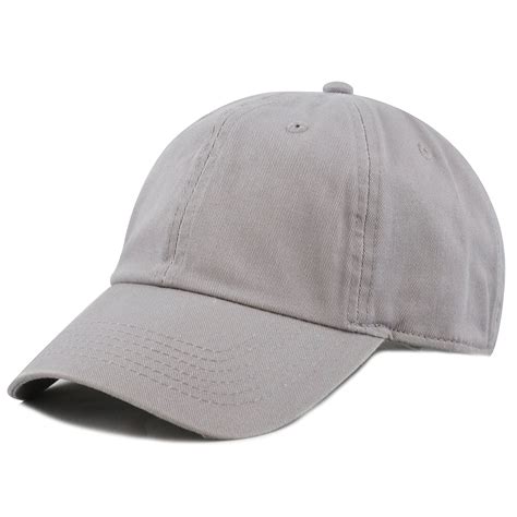 Plain 100% Cotton Hat Men Women Adjustable Baseball Cap - Walmart.com