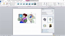 How to insert clip arts to your document - YouTube