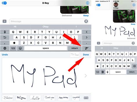 How To Write Draw In Imessage Chat On Iphone Ipad
