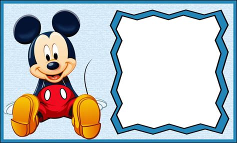 Free Printable Mickey Mouse Invitation Template Free Invitation Templates