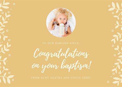 Free Printable Congratulations Baptism Cards