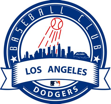 Los Angeles Dodgers Logo Design Bundle Svg Sport Svg Clipart Cut