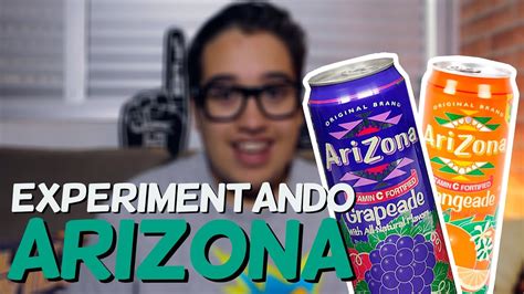 Experimentando O Arizona Drink Grapeade E Orangeade Youtube