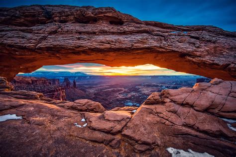 Dawn On Mesa Arch Canyonlands National Park Utah Oc 5472 X 3648