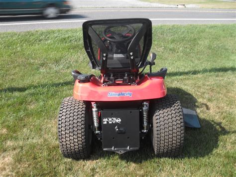 Simplicity 5901744 contender xt mower, riding, zero turn, orange. 2015 Simplicity Simplicity Prestige garden tractor riding ...
