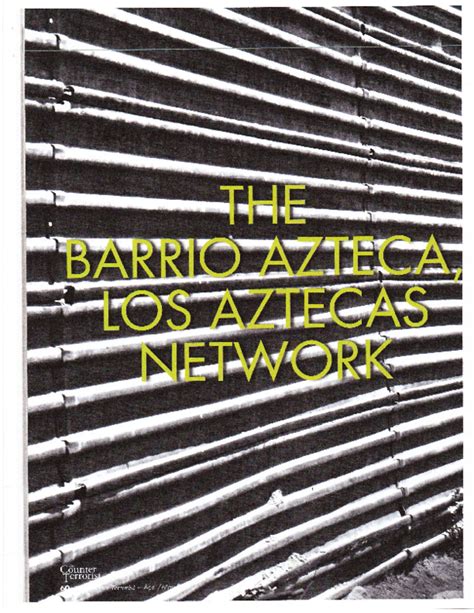 Pdf The Barrio Azteca Los Aztecas Network John P Sullivan