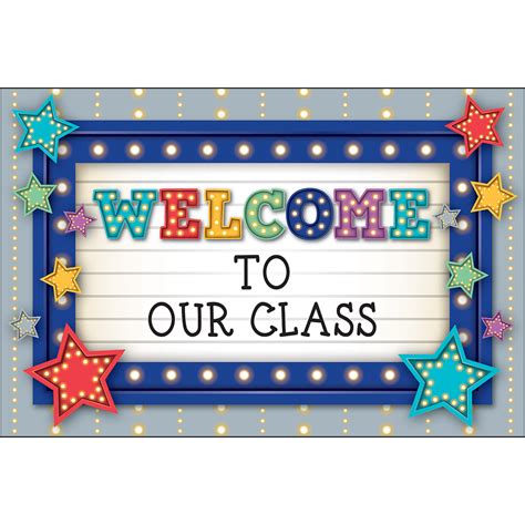 Marquee Welcome Postcards - TCR5486 | Teacher Created Resources