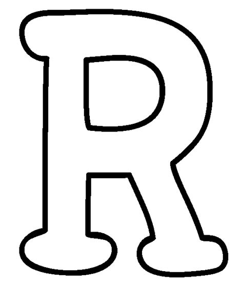 Practice writing the letter r in uppercase and lowercase. Printable r-coloring-page - Coloringpagebook.com