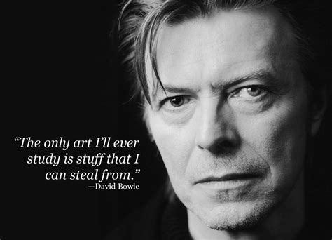 He assigns them an essay to drive away the time: "The only art I'll ever study is stuff that I can steal from." —David Bowie | Filmmaking Tips ...
