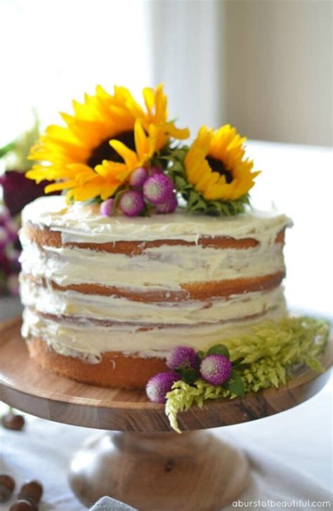 DIY Fall Naked Cake Ella Claire Co