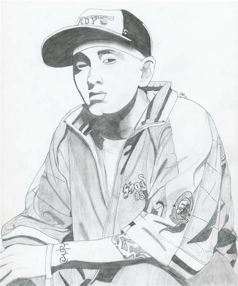 Eminem Drawing Picture Drawing Skill