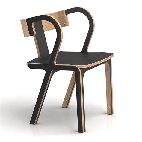 Chair On Behance Chair Wooden Chair Cnc Chair
