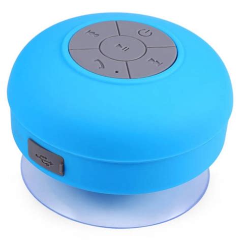 Parlante Bluetooth Resistente Al Agua Azul Generico
