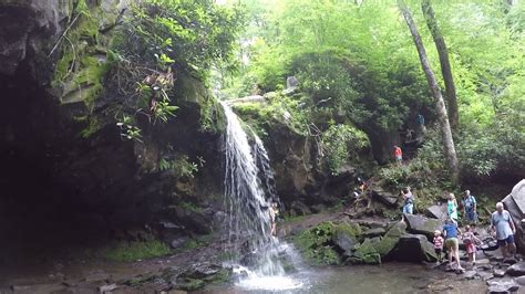 Hike To Grotto Falls In The Great Smoky Mountains National