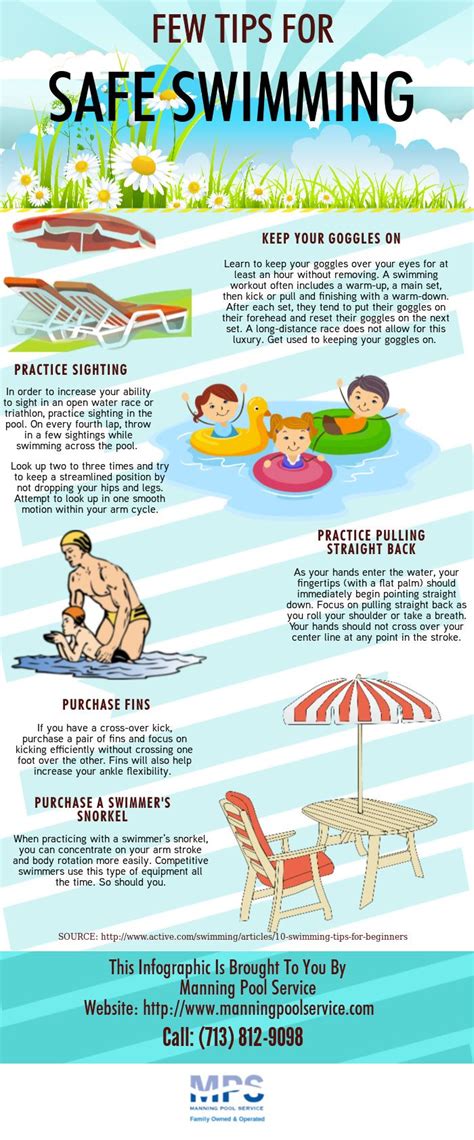 what are the 10 safety tips for swimming