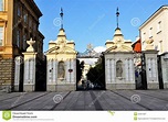 The Gate To The Warsaw University Campus Editorial Photography - Image ...
