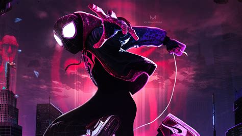 Spider Man Into The Spider Verse Artwork Wallpapers Hd Wallpapers