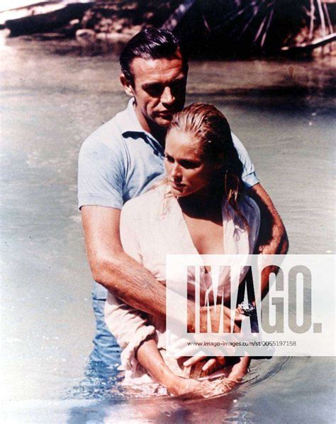 1962 Dr No Movie Set Pictured Sean Connery As James Bond And