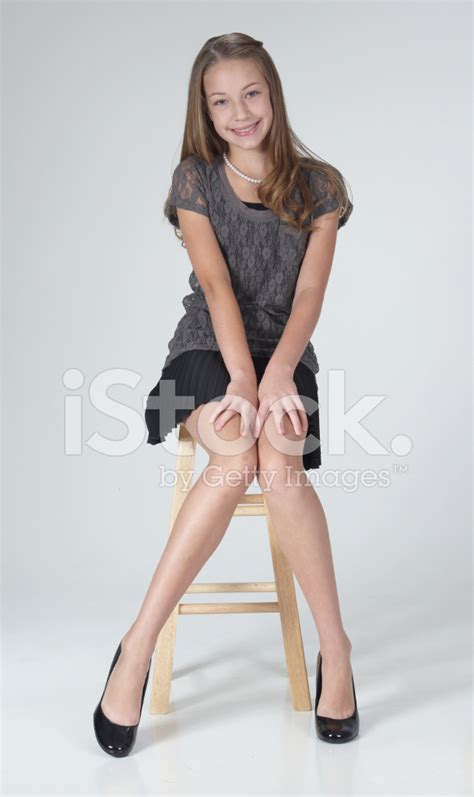 Teen Girl Posing In Studio Stock Photo Royalty Free Freeimages