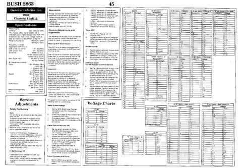 Bush 2863 Tv Schematic Service Manual Download Schematics Eeprom