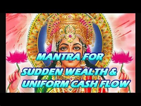 Mantra For Sudden Wealth Uniform Cash Flow Shabar Lakshmi Mantra