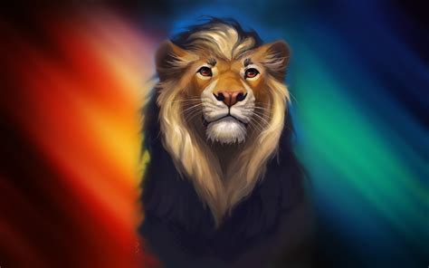 3840x2400 Lion Fantasy Colorful Art 4k Hd 4k Wallpapers Images