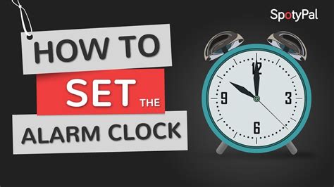 How To Set The Alarm Clock Youtube