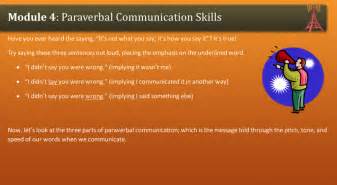 Paraverbal Communication Skills Freshskills