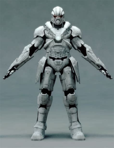 Powered Exoskeleton Combat Armor Futuristic Armor Sci Fi Concept Art