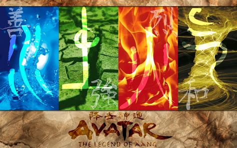 Avatar The Last Airbender Wallpaper Elements Avatar The Last