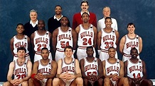 Plantilla de los Chicago Bulls del curso 1991/1992. Jordan 3, Michael ...