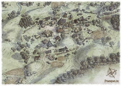 The Village Of Phandalin By Scarecrovv Lost Mines Of Phandelver
