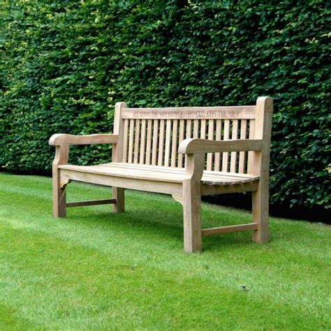 A Stunning High Quality Memorial Bench Complete With Your Own