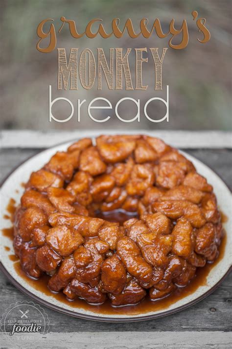 Granny's monkey bread is a sweet, gooey, sinful cinnamon sugar treat made with canned biscuit dough and lots of butter. Granny's Monkey Bread - Dan330