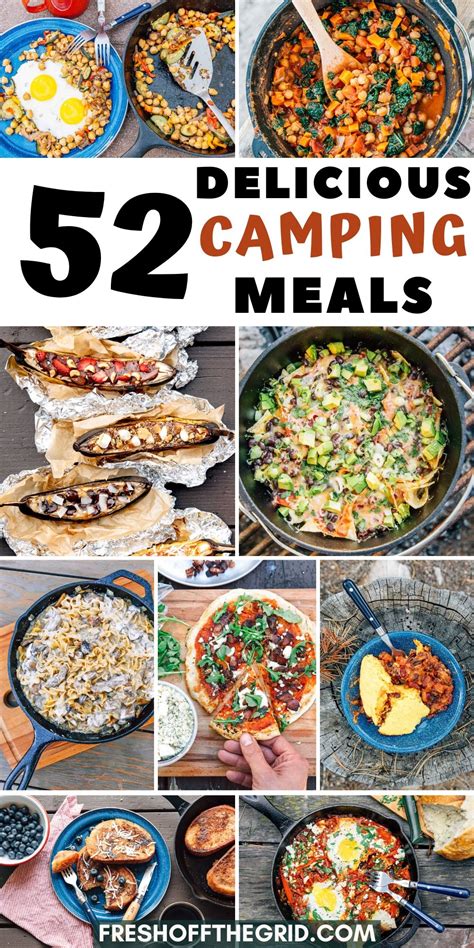 52 Incredibly Delicious Camping Food Ideas Camping Meals Campfire