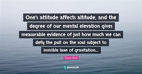 Ones Attitude Affects Altitude And The Degree Of Our Mental Elevatio