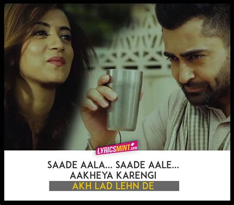 Saade Aala By Sharry Mann Desi Love Latest Hits Favorite Lyrics Punjabi Quotes Saddest Songs