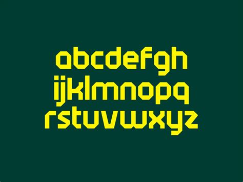 Free Typeface In Eps By Michał Pieczyński On Dribbble