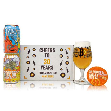 Personalised Beavertown Craft Beer T Box With Branded Glass