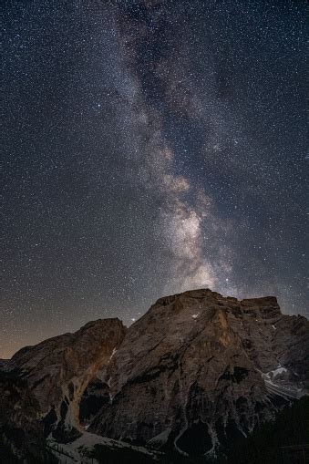 Milky Way In The Dolomites Stock Photo Download Image Now Astronomy