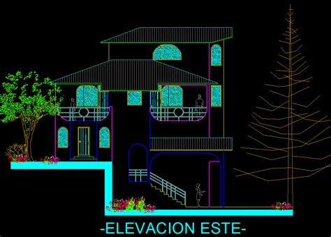 Typically, this type of garage placement is necessary and a good solution for homes situated on difficult or steep property lots and are usually associated with vacation homes whether located in the. Terraced Houses with Garage 2D DWG Plan for AutoCAD ...