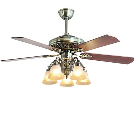 Finxin 52 5 Blade Standard Ceiling Fan With Remote Control And