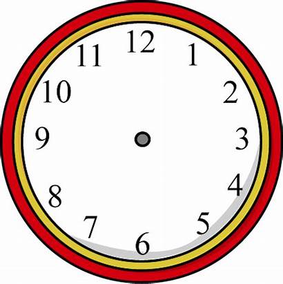 Clock Clipart Colorful Hands Quarter Without Hour