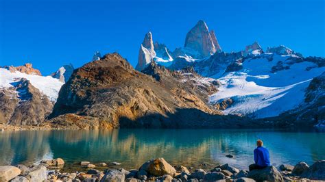 Monte Fitz Roy Near El Chaltén Patagonia Argentina