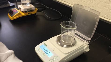 Measuring Mass Of Liquid Water Youtube