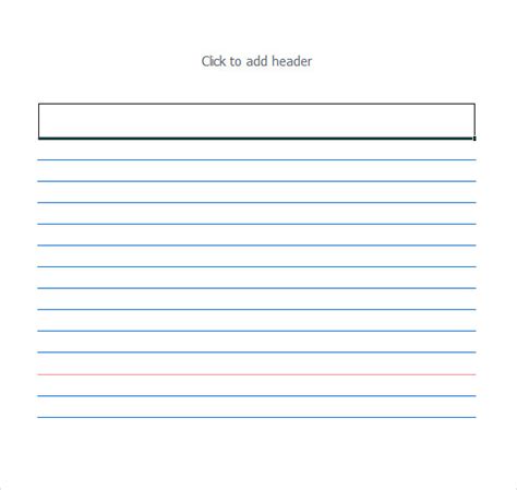 3x5 Index Card Template Word Doctemplates